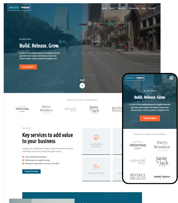 Multi-purpose Business WordPress Theme - Proto