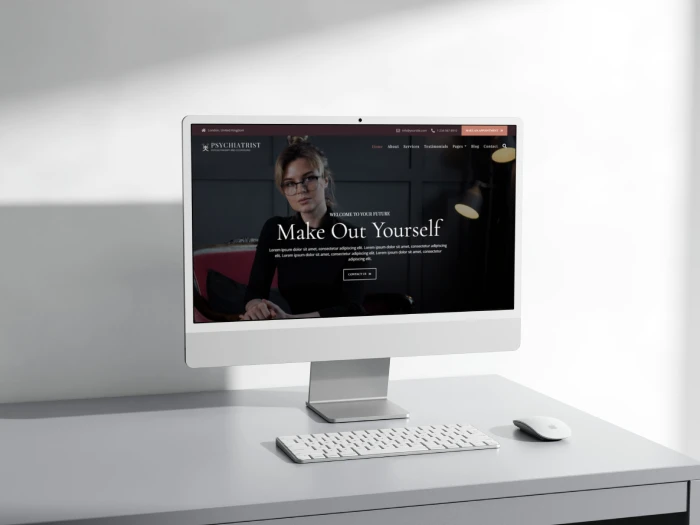 Psychiatrist Kajabi Website Theme