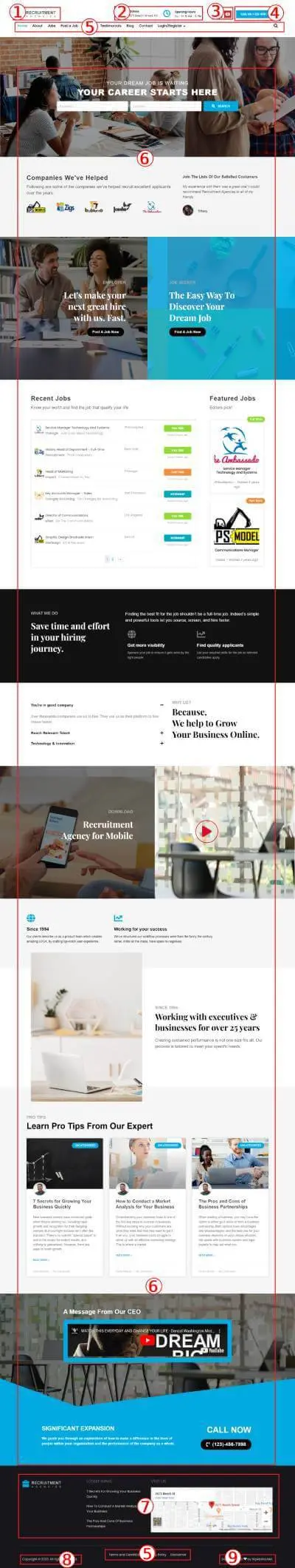 Recruitment Agency Premium WordPress Theme Documentation