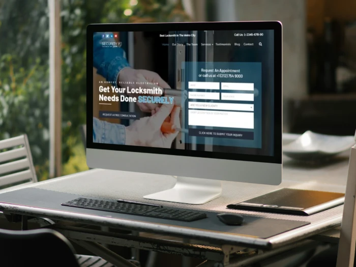 Security Locksmith Kajabi Website Theme