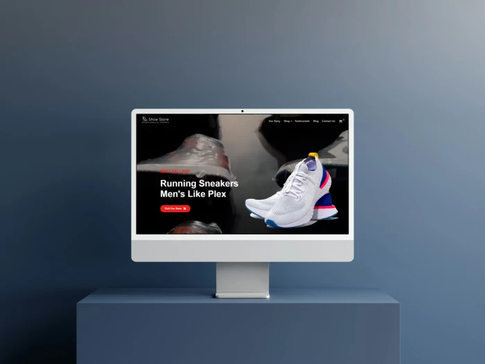 Shoe Store Kajabi Website Theme
