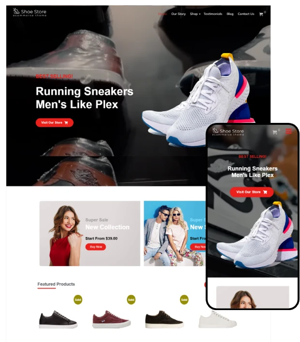 Shoe Store WooCommerce WordPress Theme