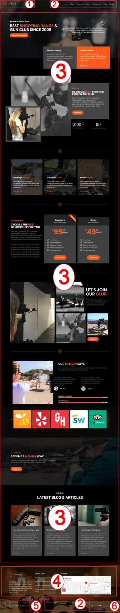 Shooting Range Premium WordPress Theme Documentation