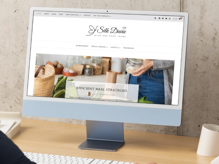 Silk Diaries Kajabi Website Theme