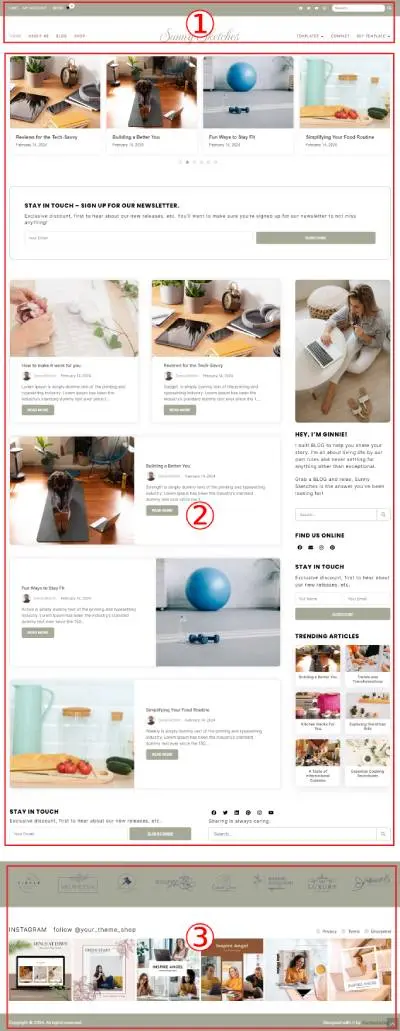 Sunny Sketches Premium WordPress Theme Documentation