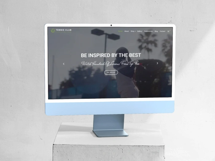 TennisClub Pro Kajabi Website Theme