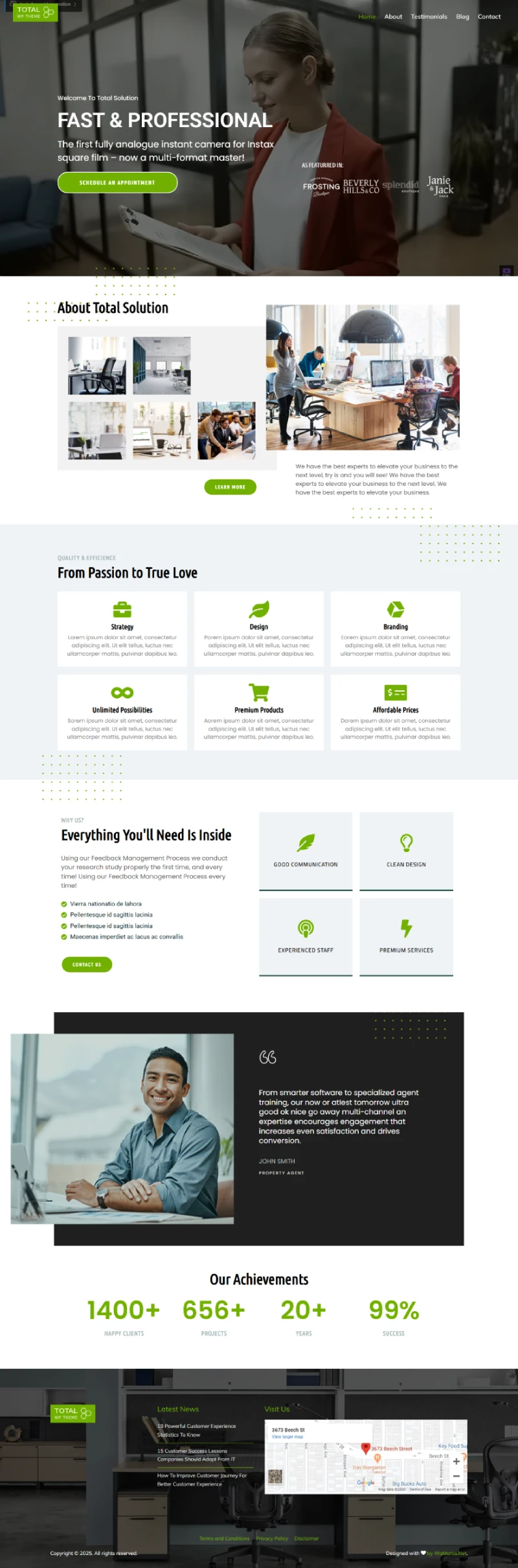 Total Kajabi Template Home Page