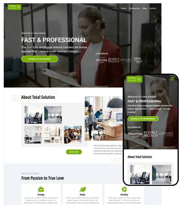 Corporate WordPress Theme - Total