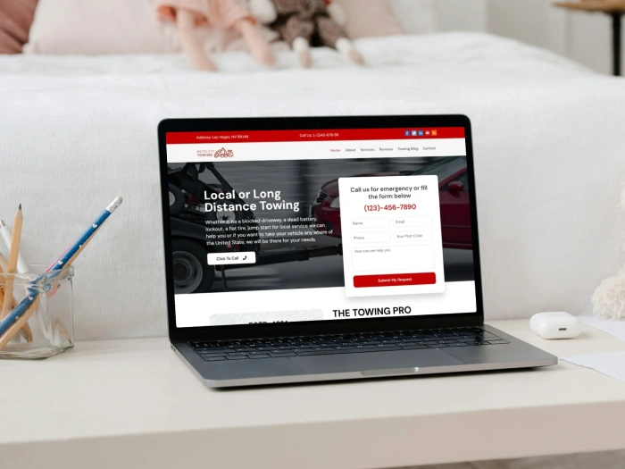 Towing Pro Kajabi Website Theme