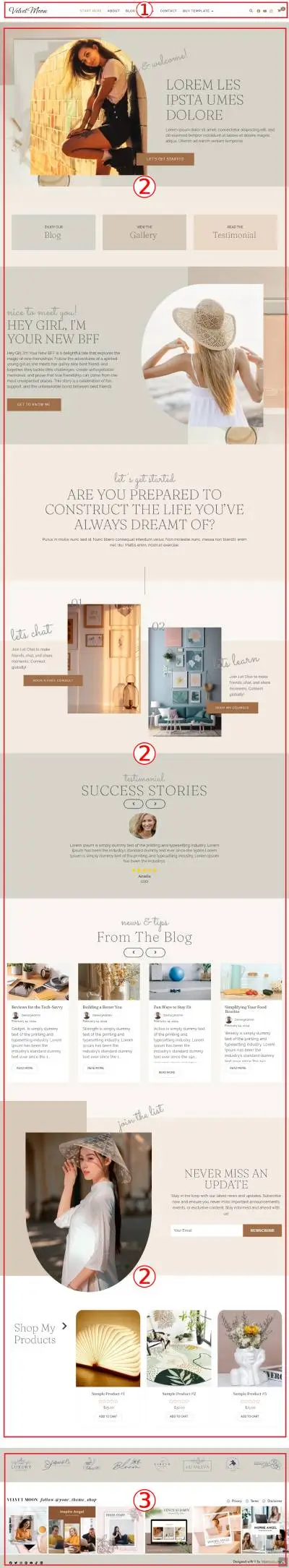 Velvet Moon Premium WordPress Theme Documentation