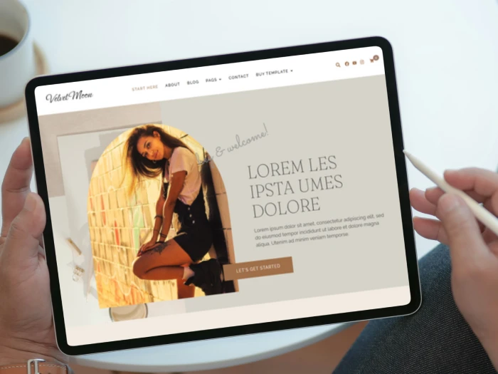 Velvet Moon Kajabi Website Theme