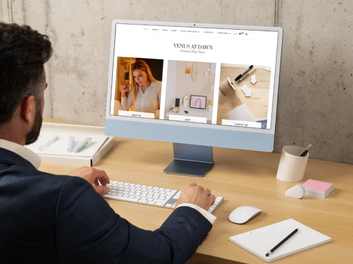 Venus Kajabi Website Theme