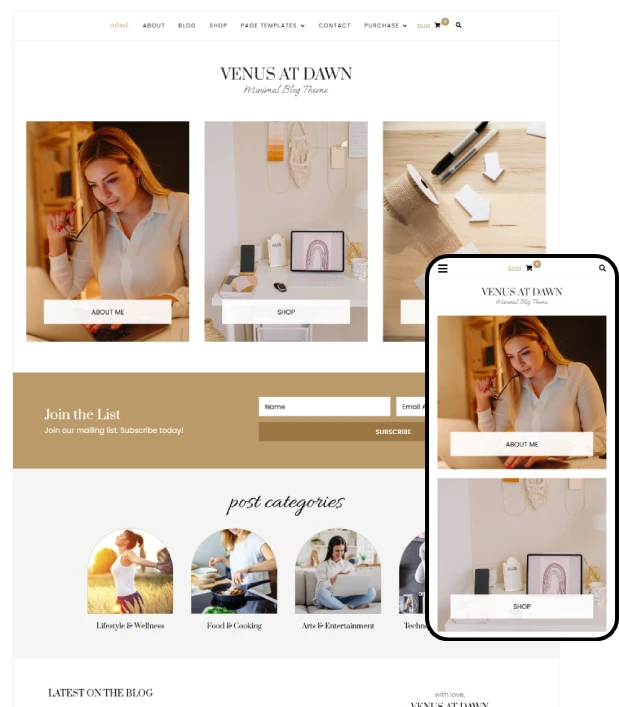 Woocommerce Elementor Blog WP Theme - Venus
