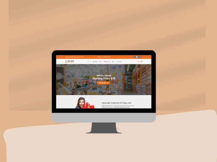 Wall Art Kajabi Website Theme