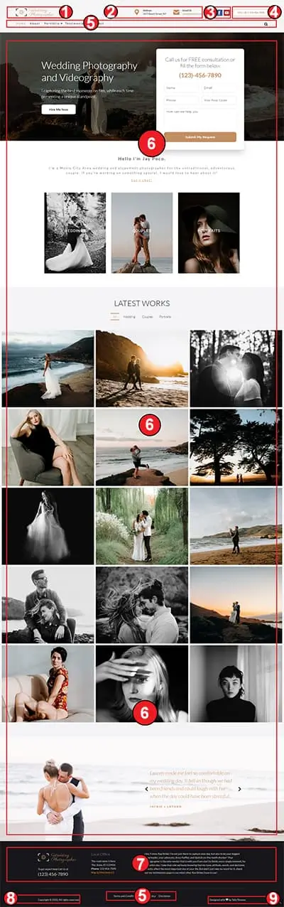 WeddingPhotographer Pro Premium WordPress Theme Documentation