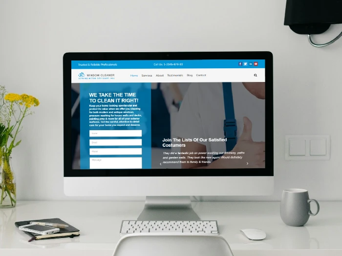 Window Cleaner Kajabi Website Theme