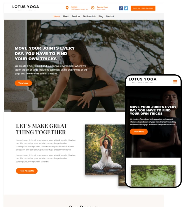 Yoga WordPress Theme: Best Yoga WordPress Theme